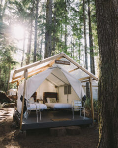 Glamping Safari Tent at Orca Camp